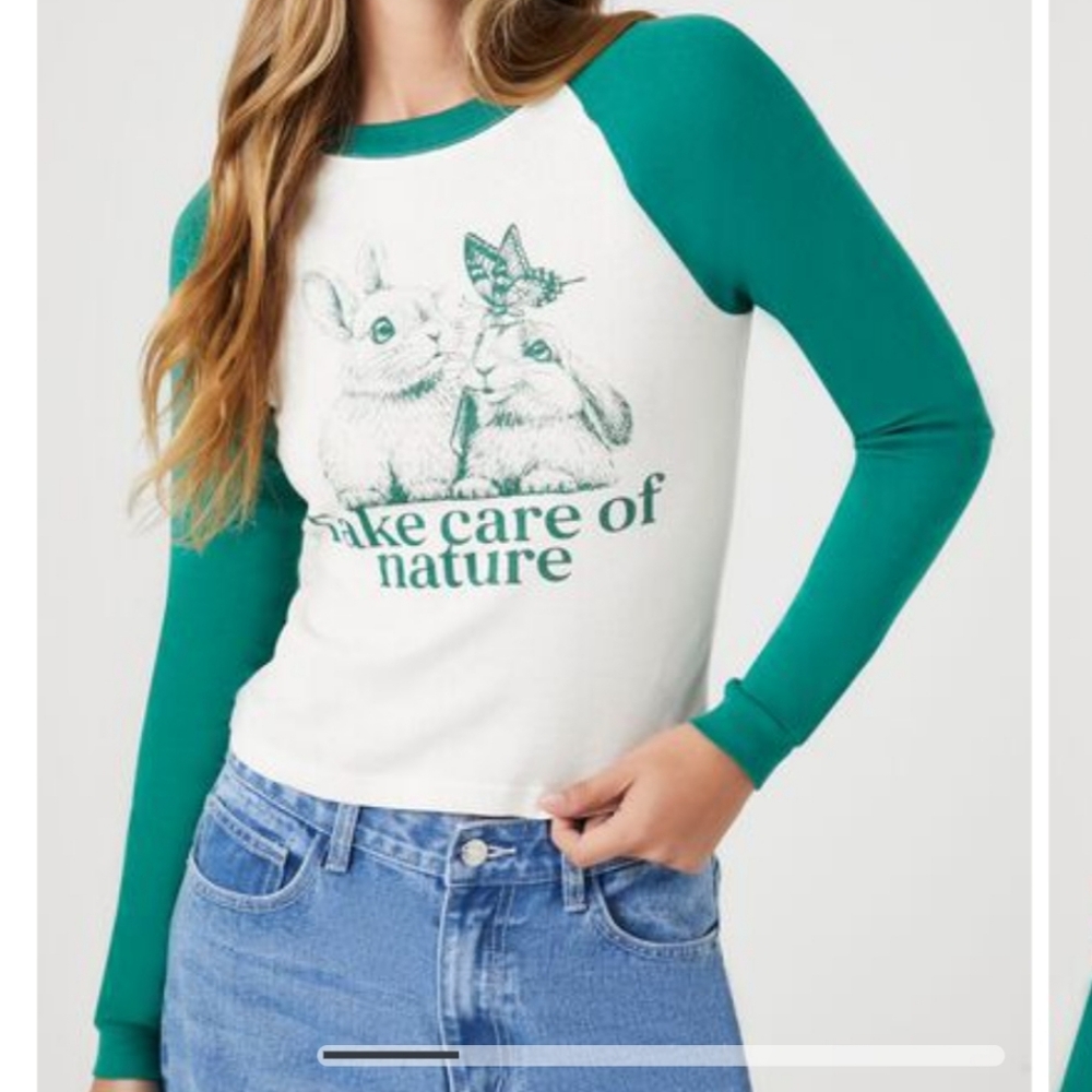 Forever 21 rabbit top